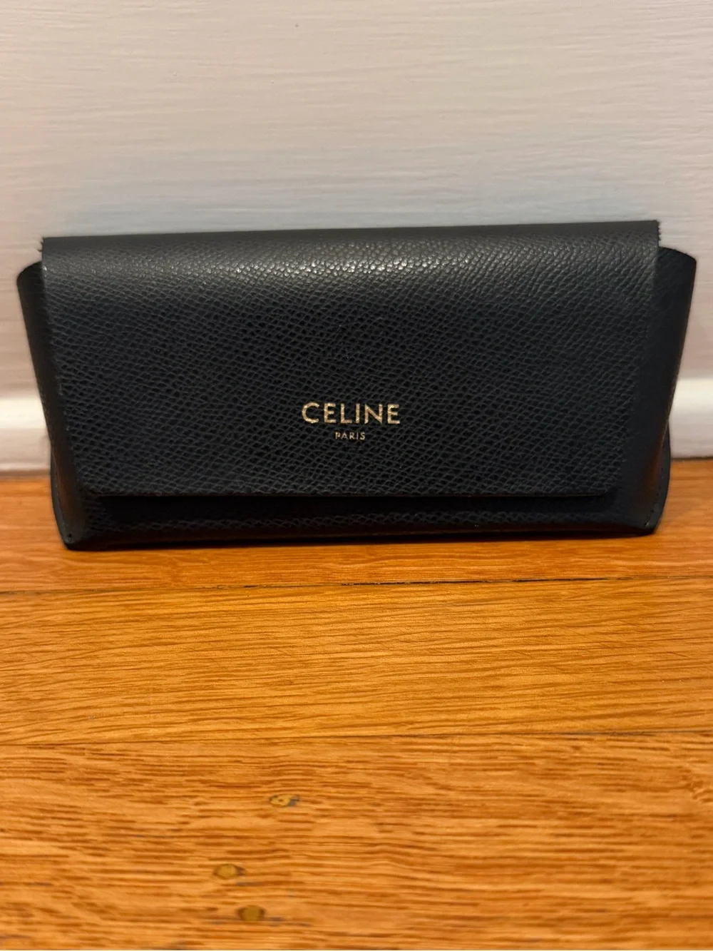 Celine Eyewear Triomphe oval acetate sunglasses, white, 52 mm, gently used